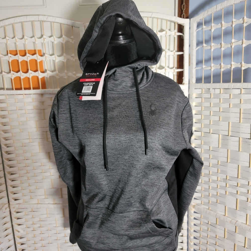 Spyder Pro Hoodie Sweatshirt Pullover NWT, size LRG